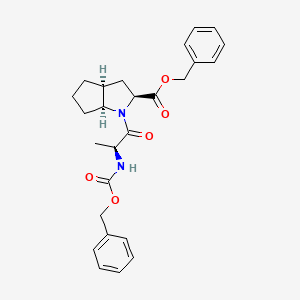1-(2-Benzyloxycarbonylamino-1-oxopropyl)octahydrocyclopenta[b]pyrrole-2-carboxylic Acid Benzyl Ester