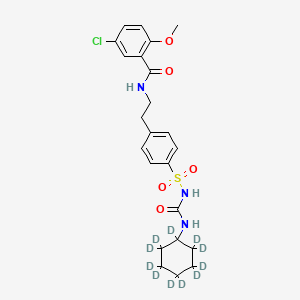 molecular formula C23H28ClN3O5S B562818 Glyburide-d11 CAS No. 1189985-02-1