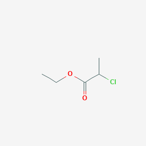molecular formula C5H9ClO2 B056282 Ethyl 2-chloropropionate CAS No. 535-13-7