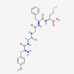D-Methionine, N-[N-[N-(N-L-tyrosyl-D-alanyl)glycyl]-L-phenylalanyl]-