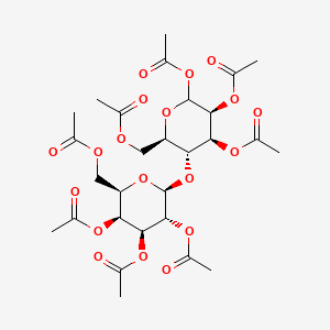 4-O-|A-Galactopyranosyl-D-mannopyrase-octaacetate