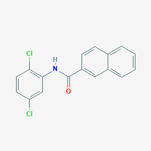 molecular formula C17H11Cl2NO B5628275 N-(2,5-dichlorophenyl)naphthalene-2-carboxamide 