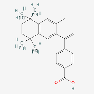 molecular formula C24H28O2 B562866 Bexarotene-13C4 CAS No. 1185030-01-6