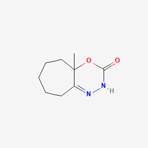 molecular formula C9H14N2O2 B562869 4a-Methyl-2,5,6,7,8,9-hexahydrocyclohepta[e][1,3,4]oxadiazin-3-one CAS No. 19836-53-4