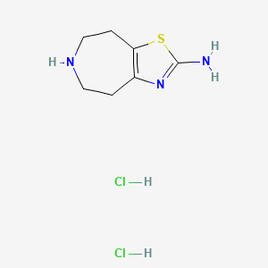 2-Amino-4,5,6,7,8-pentahydrothiazolo[5,4-d]azepine Dihydrochloride