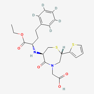 molecular formula C23H28N2O5S2 B562879 Temocapril-d5 
