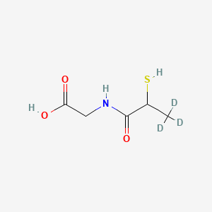molecular formula C5H9NO3S B562880 Tiopronin-d3 
