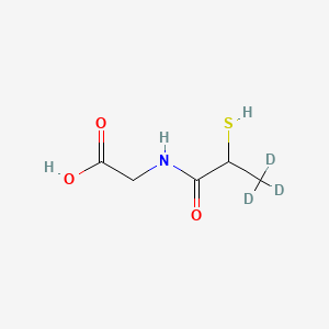molecular formula C5H9NO3S B562880 Tiopronin-d3 CAS No. 1189700-74-0