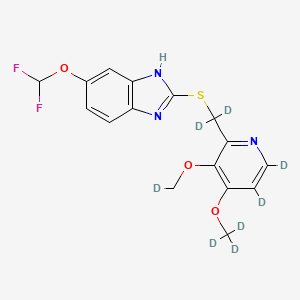 molecular formula C16H15F2N3O3S B562882 Pantoprazole Sulfide-D7 (Major) CAS No. 1189977-42-1
