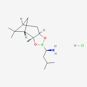 molecular formula C15H29BClNO2 B562883 (R)-Boroleu-(+)-pinanediol-hcl CAS No. 779357-85-6