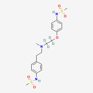 molecular formula C19H27N3O5S2 B562889 多非利特 D4 CAS No. 1189700-56-8