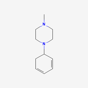 molecular formula C11H18N2 B562890 1-(Cyclohexa-2,4-dien-1-yl)-4-methylpiperazine CAS No. 110521-50-1