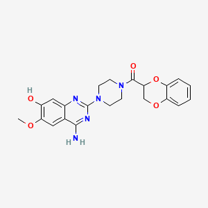 molecular formula C22H23N5O5 B562894 7-Hydroxy Doxazosin CAS No. 102932-25-2
