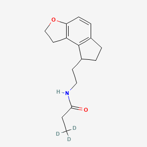 molecular formula C16H21NO2 B562911 rac Ramelteon-d3 