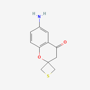 6-Aminospiro[chromane-2,3'-thietan]-4-one