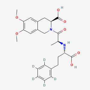 molecular formula C25H30N2O7 B562931 Moexiprilat-d5 