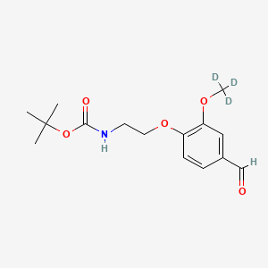 N-tert-Boc-2-(4-formyl-2-methoxyphenoxy)ethylamine-d3