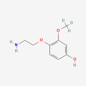 4-(2-Aminoethoxy)-3-methoxyphenol-d3