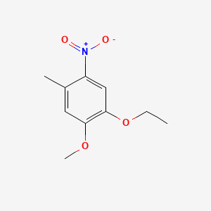 1-Ethoxy-2-methoxy-4-methyl-5-nitrobenzene