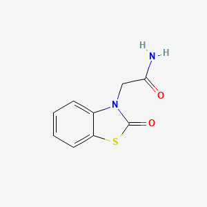 B5629777 2-(2-oxo-1,3-benzothiazol-3(2H)-yl)acetamide CAS No. 881-11-8