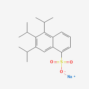 molecular formula C19H25NaO3S B562982 Sodium;5,6,7-tri(propan-2-yl)naphthalene-1-sulfonate CAS No. 110326-41-5