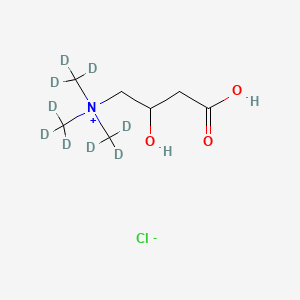 molecular formula C7H16ClNO3 B562983 D,L Carnitine-d9 Chloride CAS No. 1219386-75-0