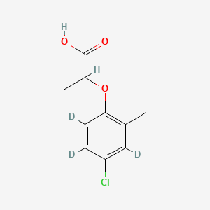 molecular formula C10H11ClO3 B562984 Mecoprop-d3 CAS No. 352431-15-3