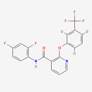 molecular formula C19H11F5N2O2 B562990 Diflufenican-d3 