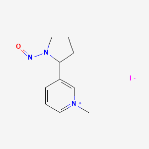 molecular formula C10H14IN3O B562993 N-Methyl-N'-nitrosonornicotinium Iodide CAS No. 53844-48-7