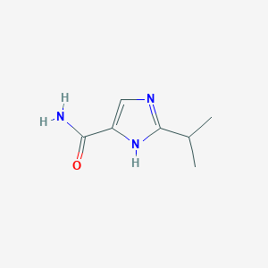 molecular formula C7H11N3O B056300 2-Isopropyl-1H-imidazole-4-carboxamide CAS No. 124709-76-8