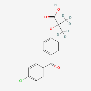 molecular formula C17H15ClO4 B563000 Fenofibric-d6 Acid CAS No. 1092484-69-9