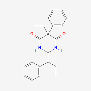 molecular formula C21H24N2O2 B563011 5-Ethyl-5-phenyl-2-(1-phenylpropyl)dihydropyrimidine-4,6(1H,5H)-dione CAS No. 1189504-46-8