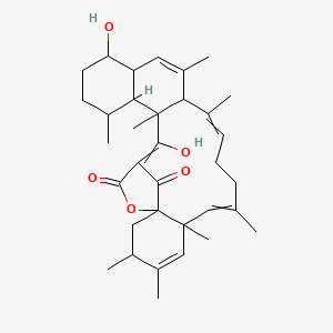 molecular formula C34H46O5 B563023 Tetromycin B 