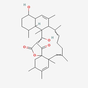 molecular formula C34H46O5 B563023 Tetromycin B CAS No. 180027-84-3