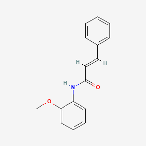 molecular formula C16H15NO2 B5630263 N-(2-Methoxyphenyl)Cinnamamide CAS No. 6889-84-5