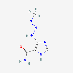 molecular formula C5H8N6O B563028 MTIC-d3 