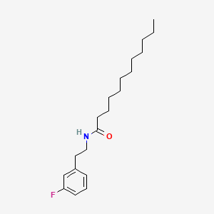 N-[2-(3-Fluorophenyl)ethyl]dodecanamide