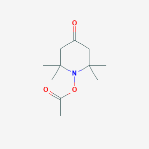 molecular formula C11H19NO3 B056303 (2,2,6,6-Tetramethyl-4-oxopiperidin-1-yl) acetate CAS No. 113682-53-4