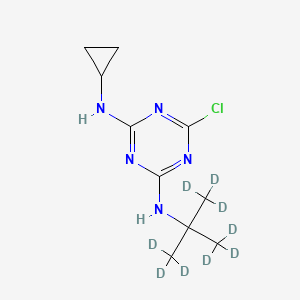 2-tert-Butylamino-d9-4-chloro-6-cyclopropylamino-1,3,5-triazine