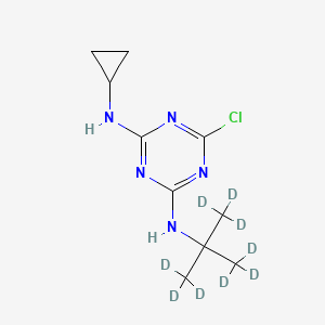 2-(tert-Butylamino)-4-chloro-6-cyclopropylamino-1,3,5-triazine-d9