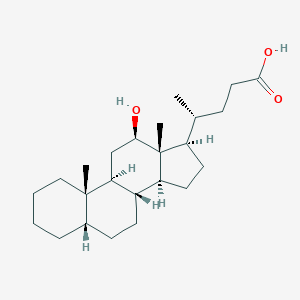 12beta-Hydroxy-5beta-cholan-24-oic Acid