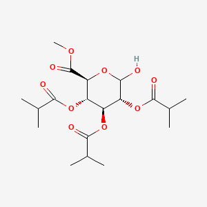 Methyl 2,3,4-Tri-O-isobutyryl-D-glucopyranuronate