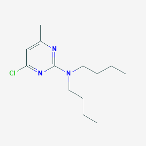 molecular formula C13H22ClN3 B056305 N,N-Dibutyl-4-chloro-6-methylpyrimidin-2-amine CAS No. 111697-11-1