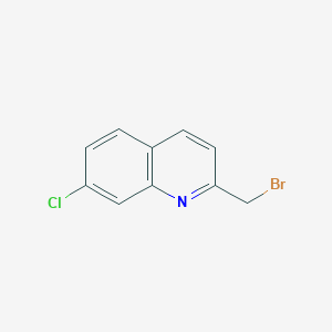 molecular formula C10H7BrClN B056307 2-(溴甲基)-7-氯喹啉 CAS No. 115104-25-1