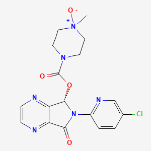 molecular formula C17H17ClN6O4 B563078 Eszopiclone N-Oxide CAS No. 151851-70-6