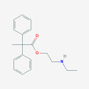 molecular formula C19H23NO2 B056308 Desethylaprophen CAS No. 114089-66-6