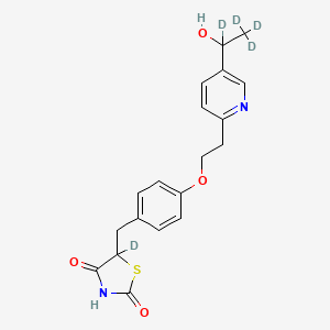molecular formula C19H20N2O4S B563086 Hydroxy Pioglitazone-D5 (Major) (M-IV) CAS No. 1189445-29-1