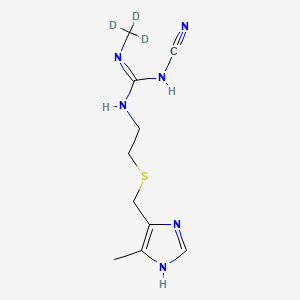 molecular formula C10H16N6S B563092 Cimetidine-d3 CAS No. 1185237-29-9