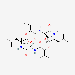 molecular formula C35H62N4O8 B563117 Sporidesmolide V 