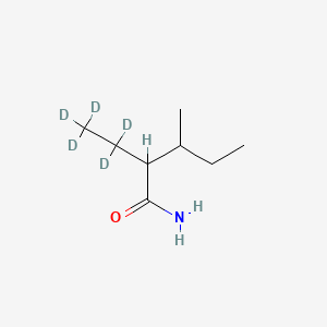 molecular formula C8H17NO B563133 Valnoctamide-d5 